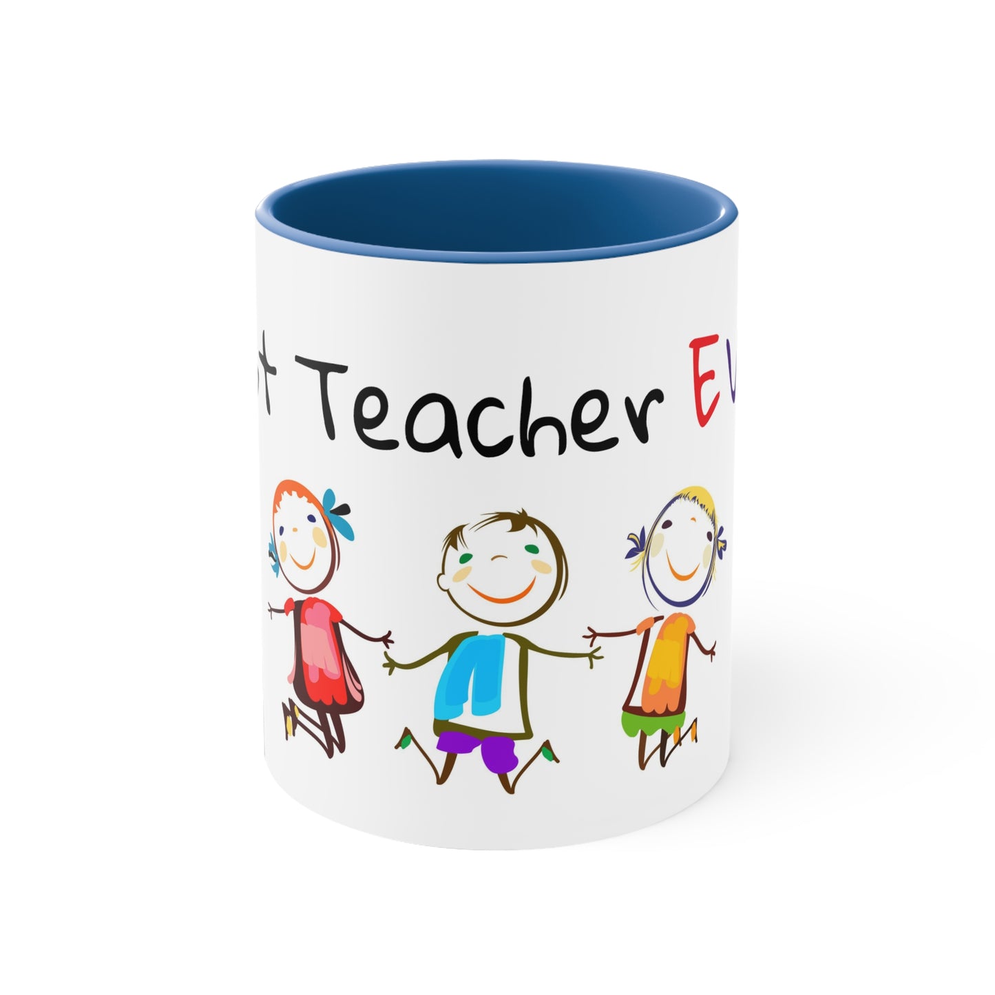 Best Teacher Ever Accent Coffee Mug, 11oz