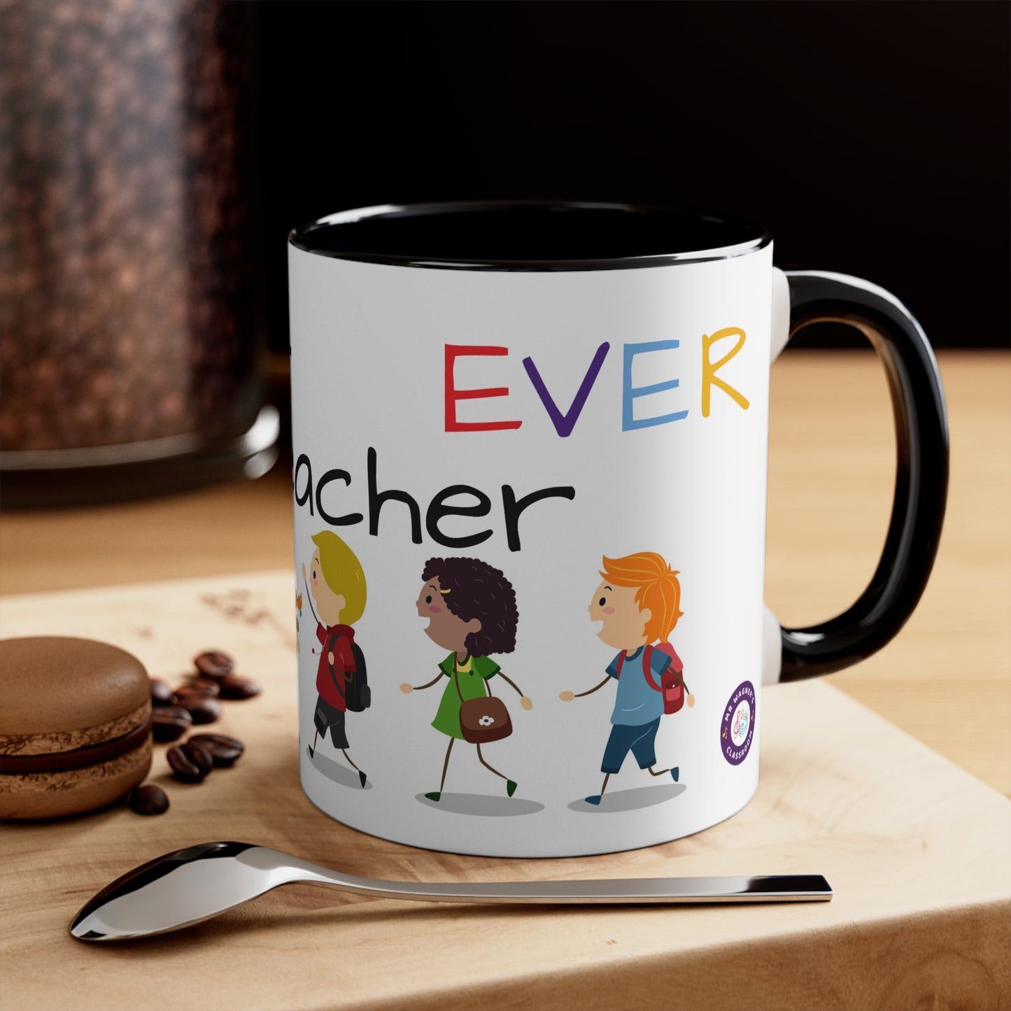 Best Teacher Ever Accent Coffee Mug, 11oz