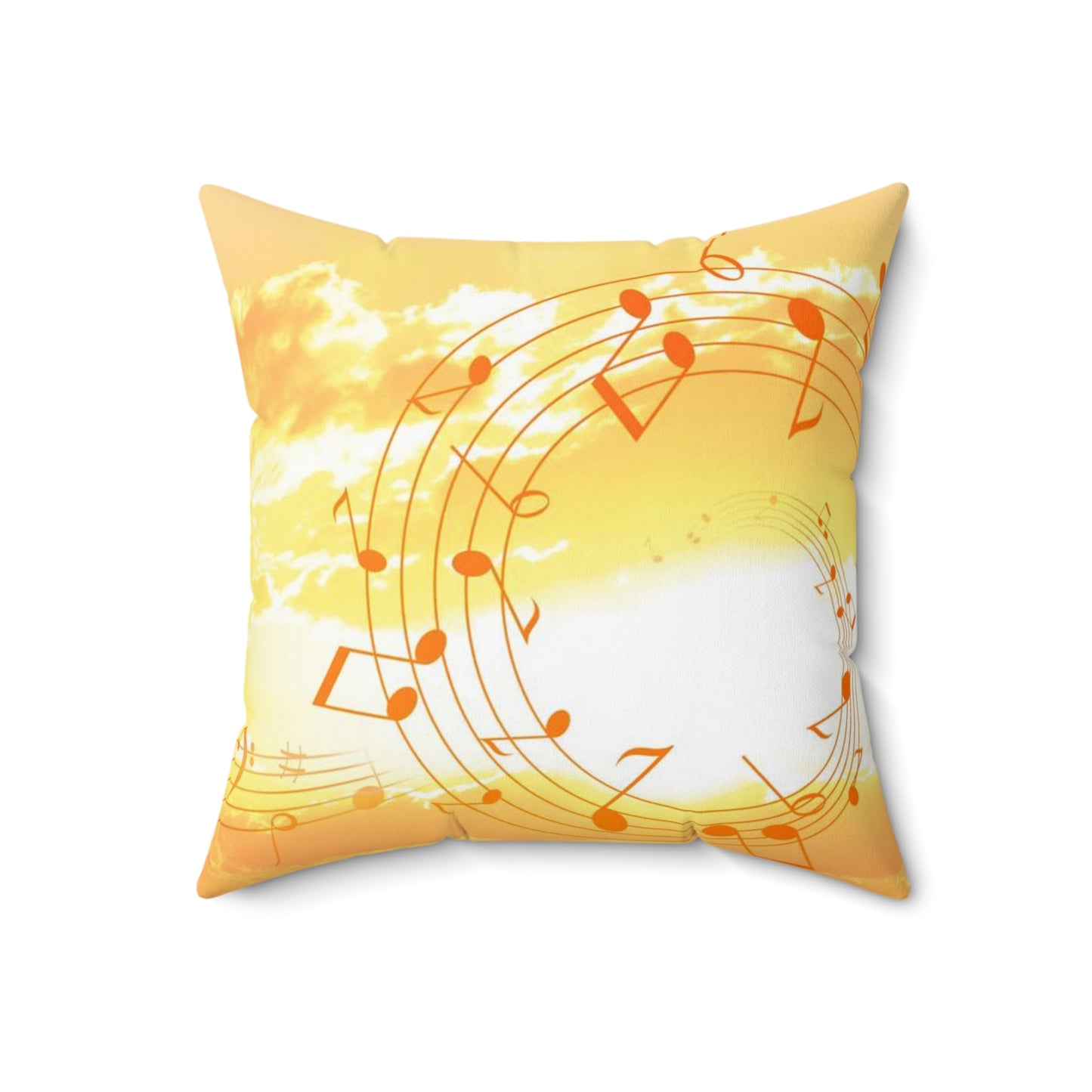 Treble Clef Square Pillow