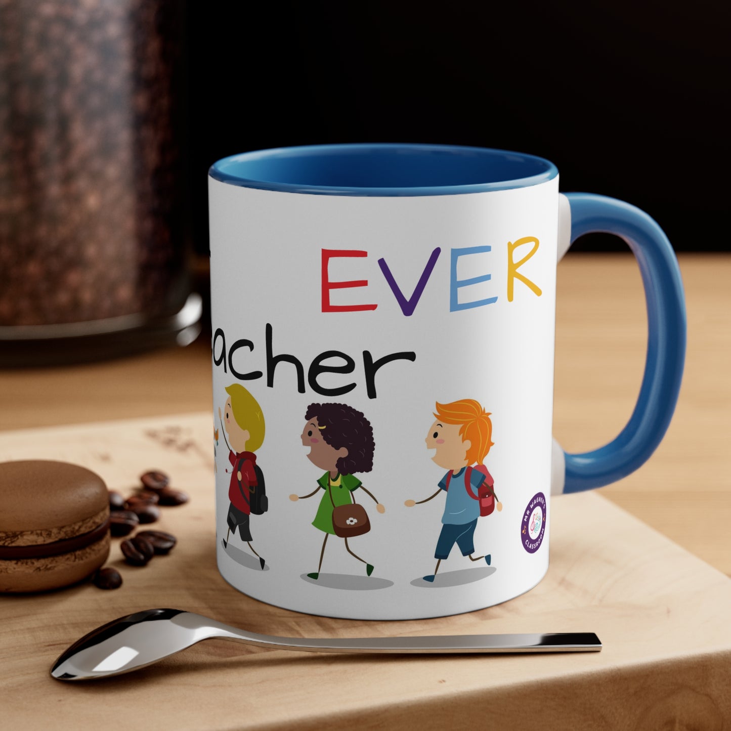 Best Teacher Ever Accent Coffee Mug, 11oz