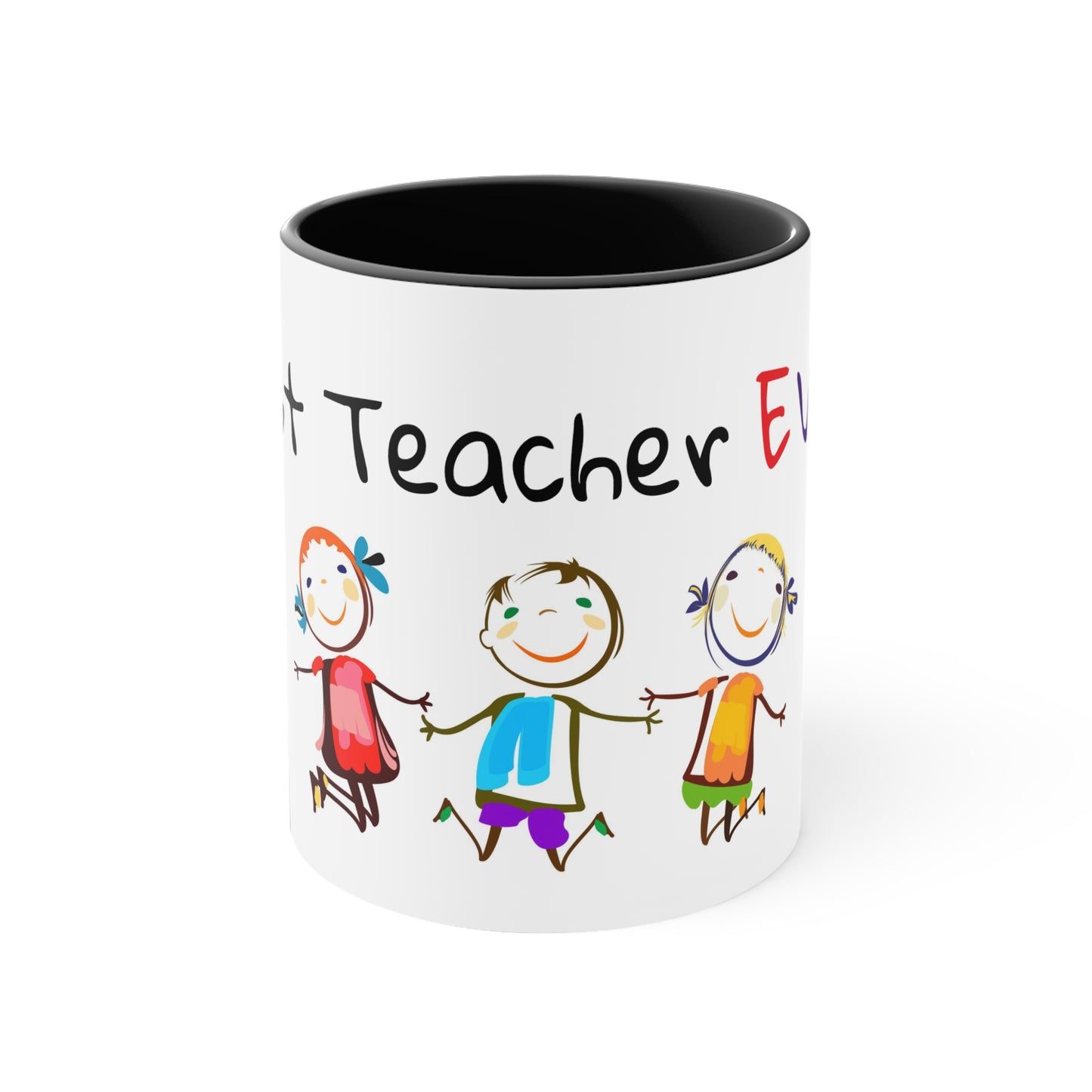 Best Teacher Ever Accent Coffee Mug, 11oz