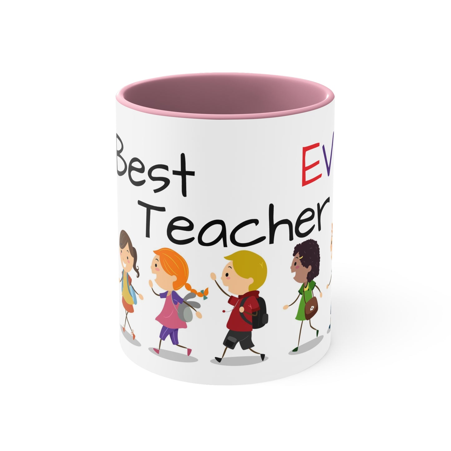 Best Teacher Ever Accent Coffee Mug, 11oz