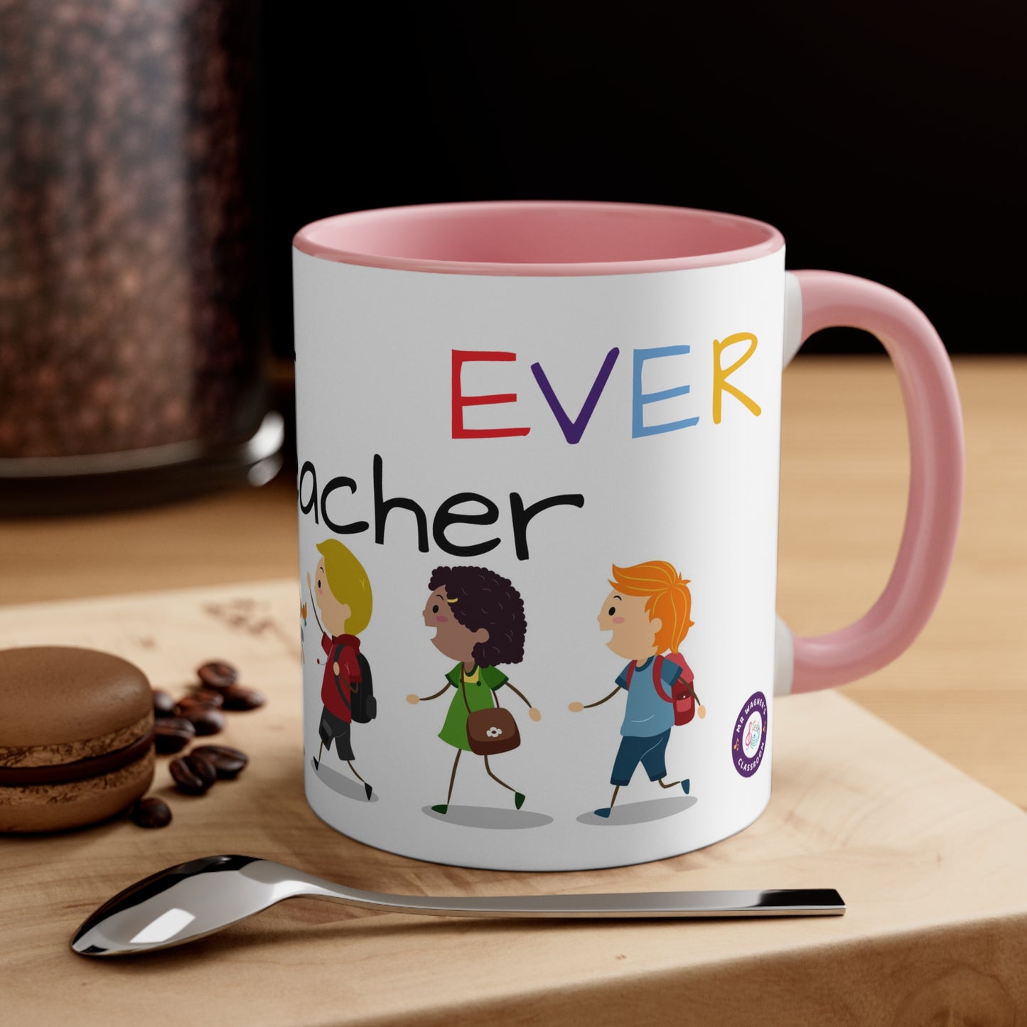 Best Teacher Ever Accent Coffee Mug, 11oz