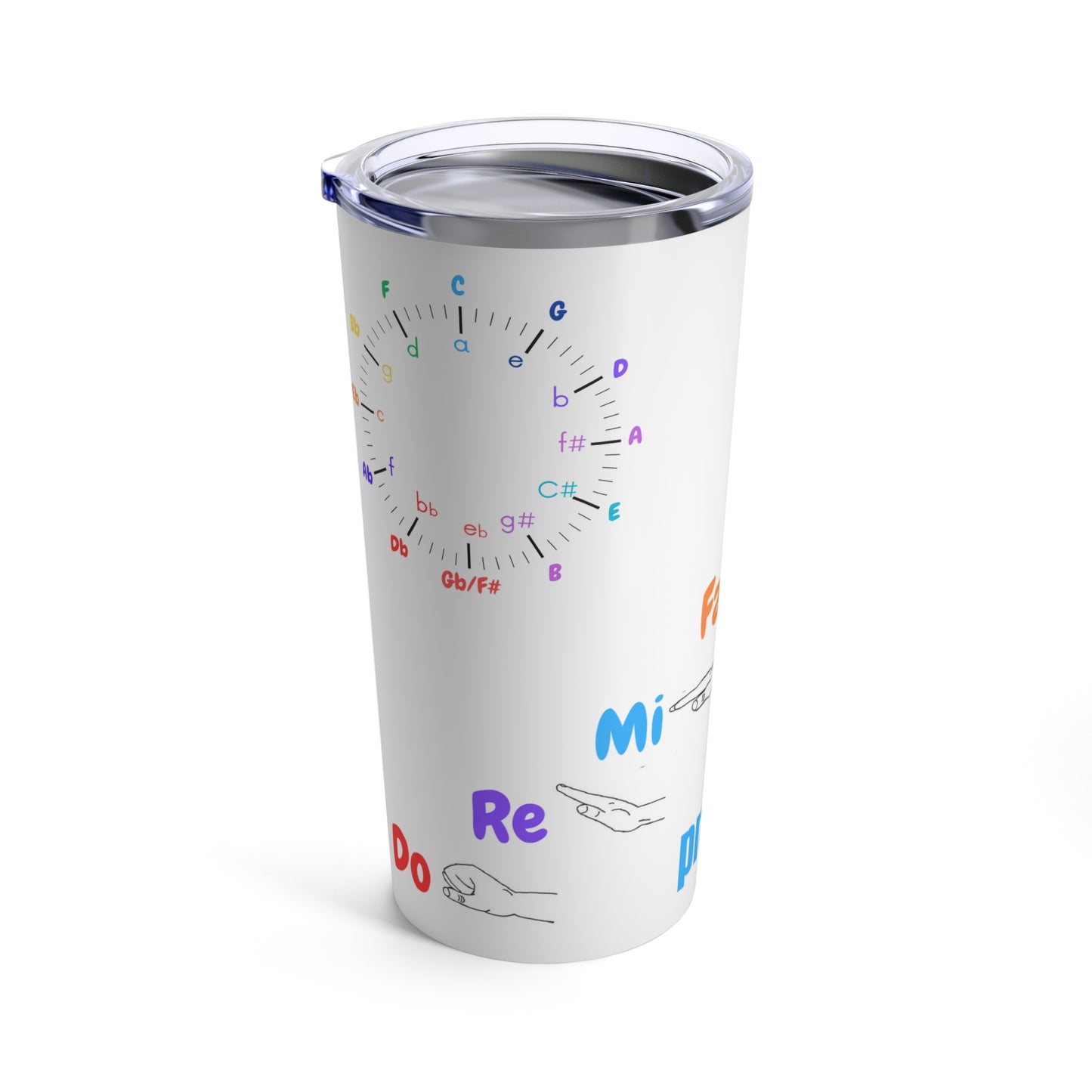 Solfege Music Tumbler 20oz