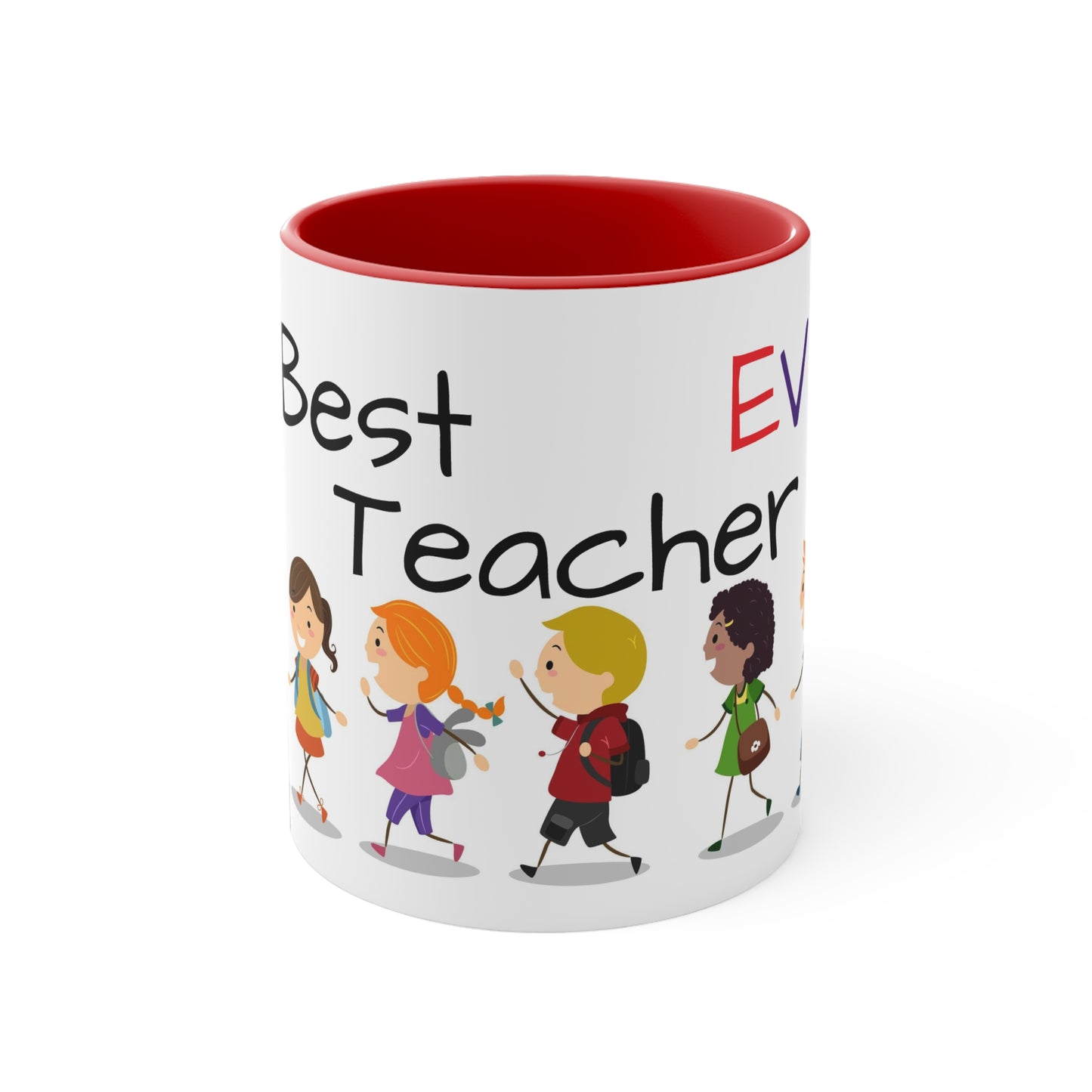 Best Teacher Ever Accent Coffee Mug, 11oz