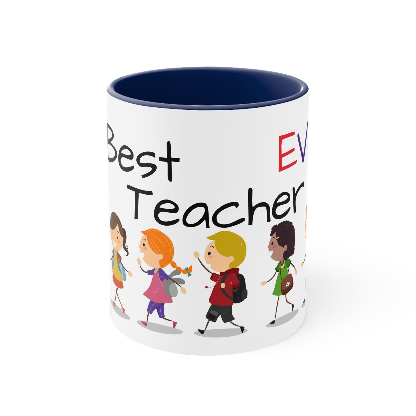 Best Teacher Ever Accent Coffee Mug, 11oz