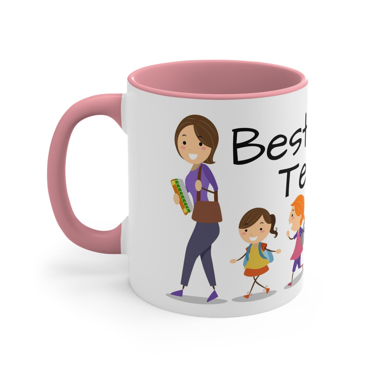 Best Teacher Ever Accent Coffee Mug, 11oz