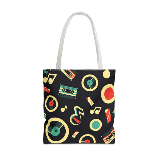 Retro Music Tote