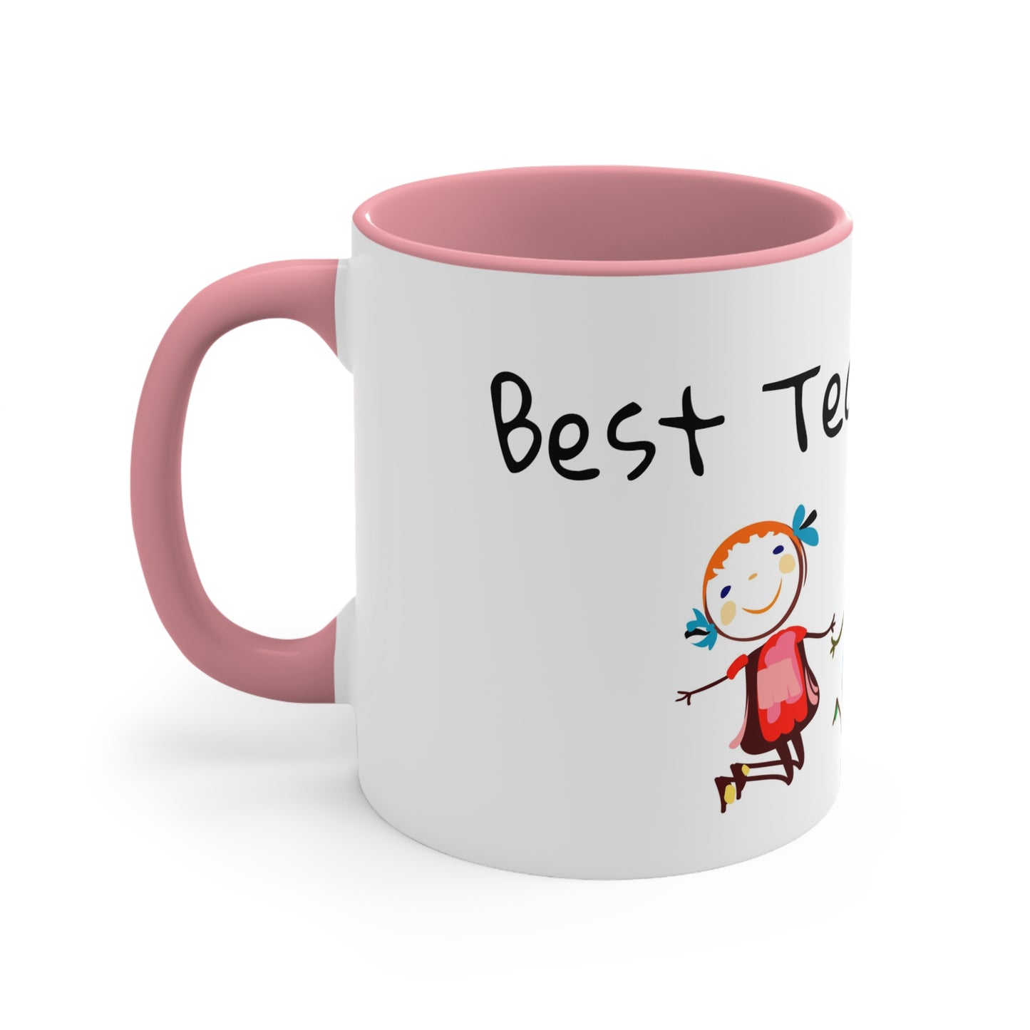 Best Teacher Ever Accent Coffee Mug, 11oz