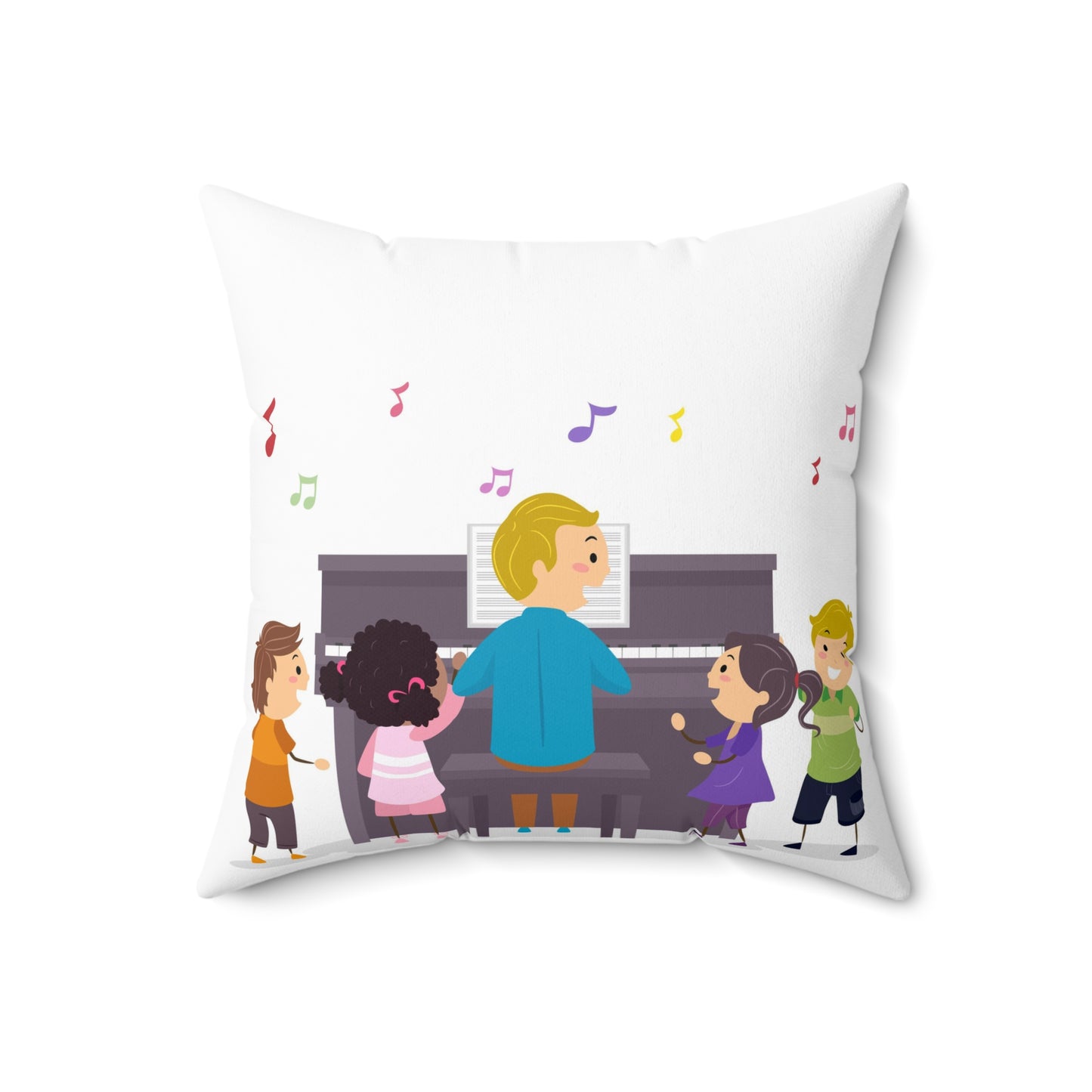 Spun Polyester Square Pillow