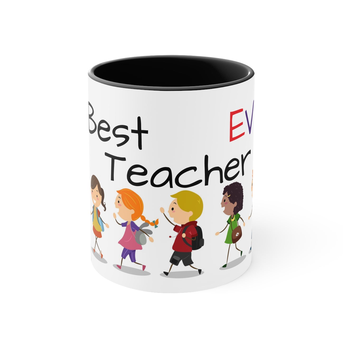 Best Teacher Ever Accent Coffee Mug, 11oz