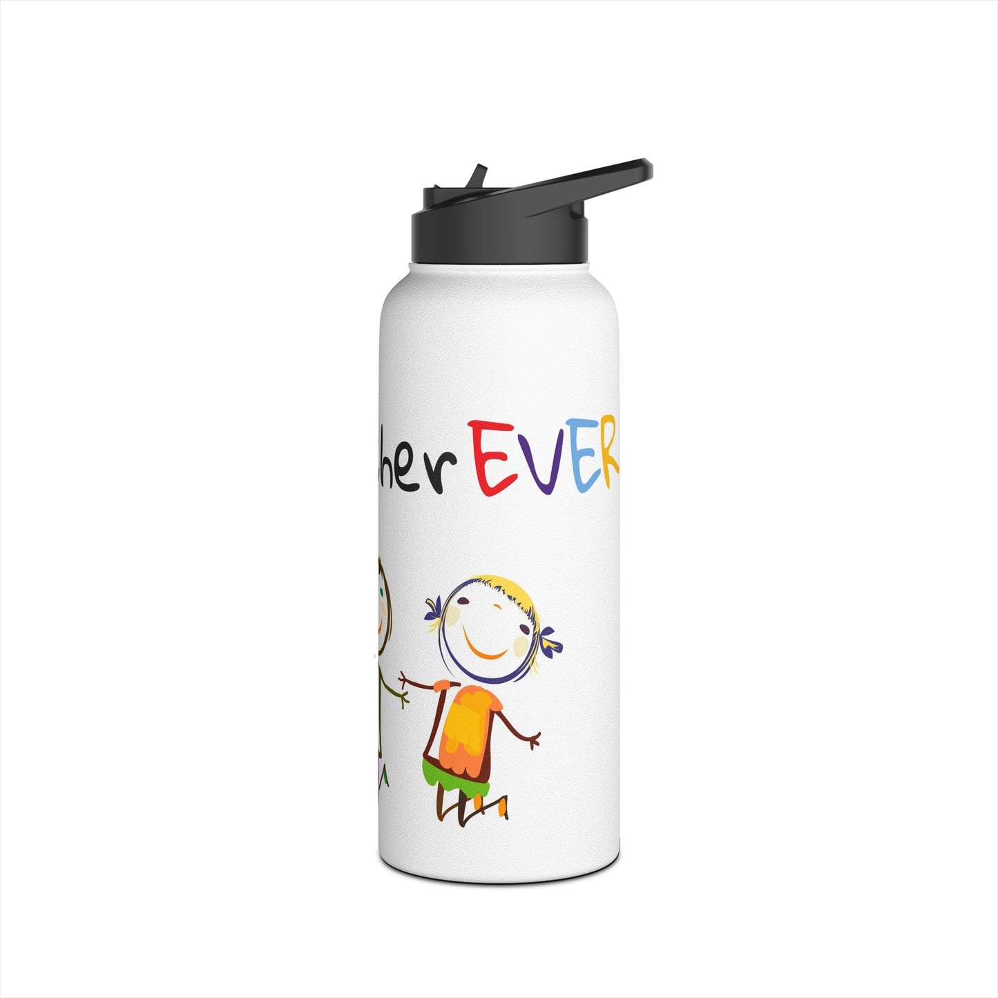 Stainless Steel Water Bottle, Standard Lid