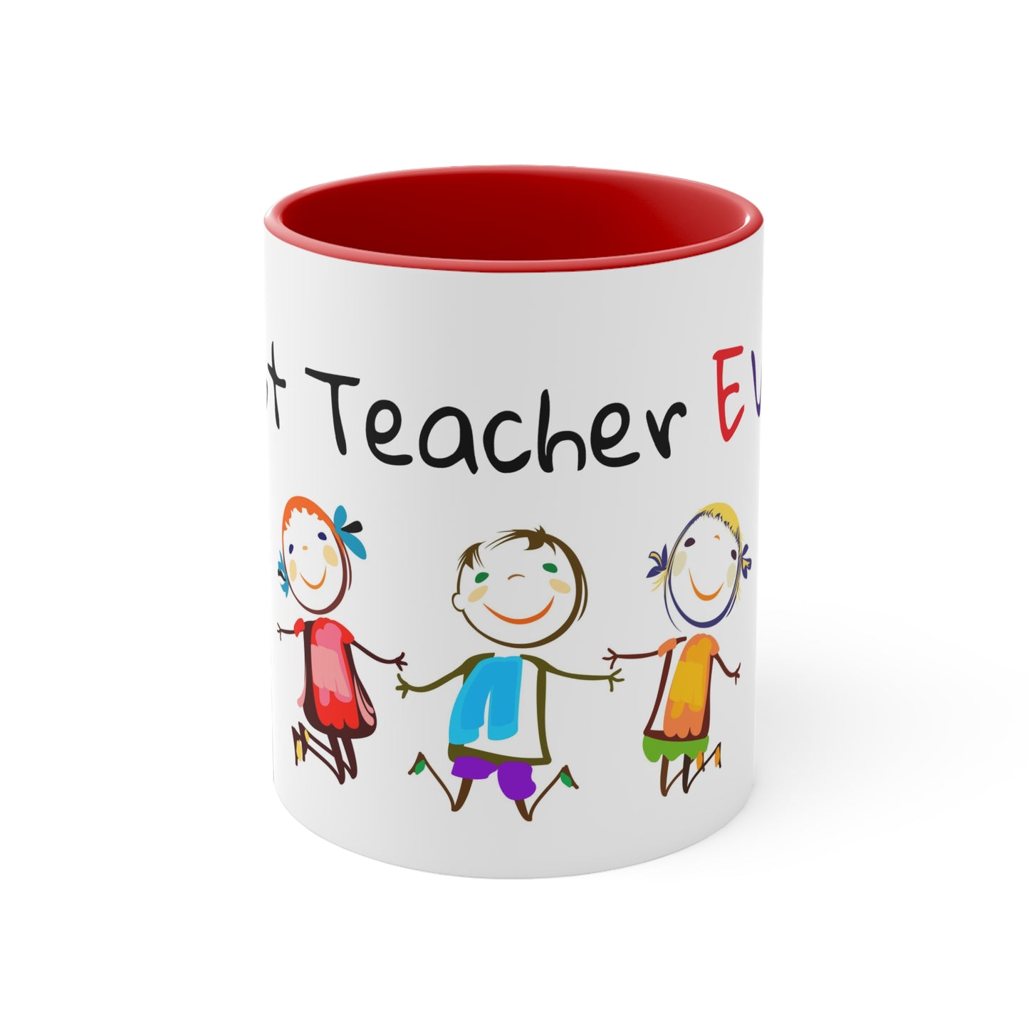 Best Teacher Ever Accent Coffee Mug, 11oz