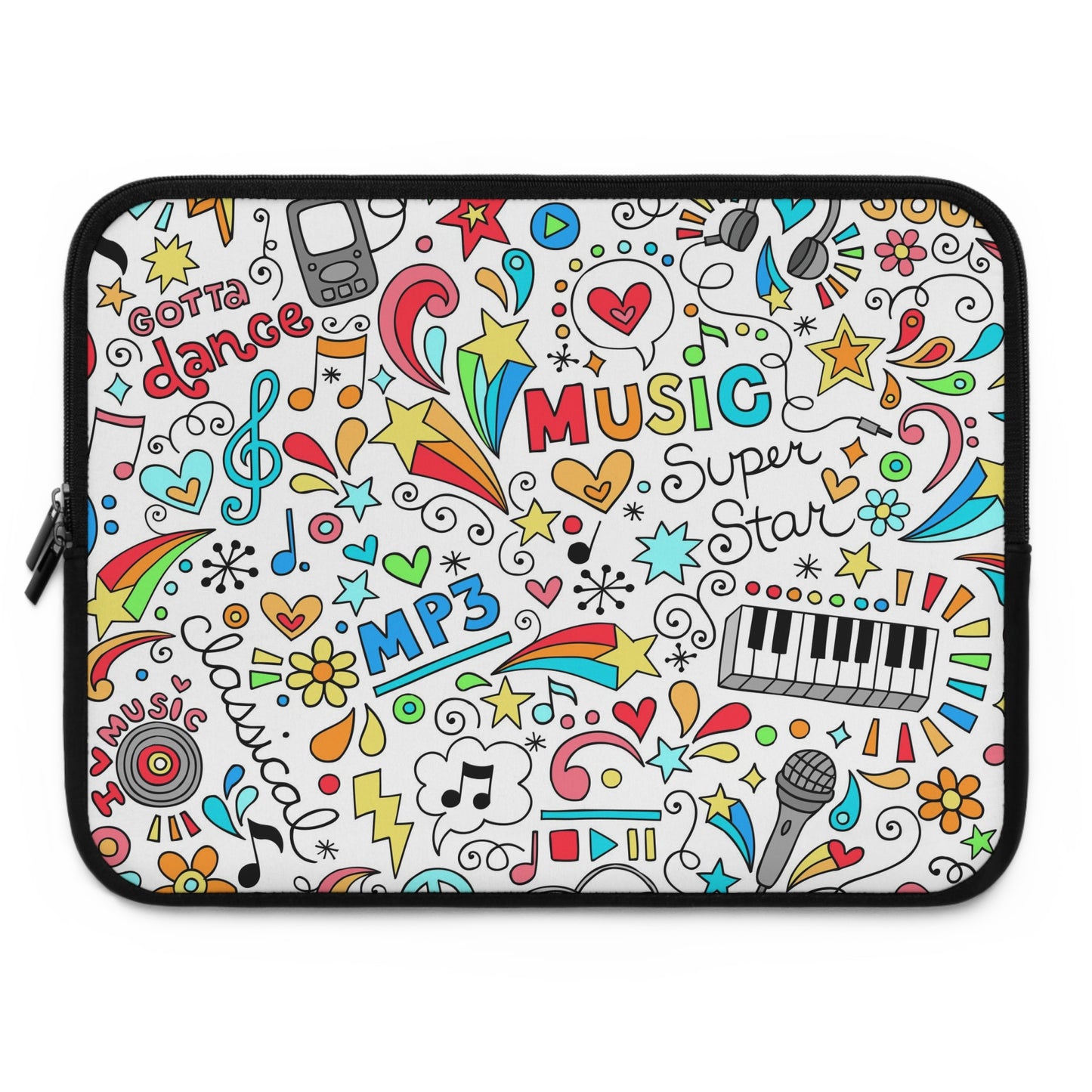 Music Explosion Laptop Sleeve