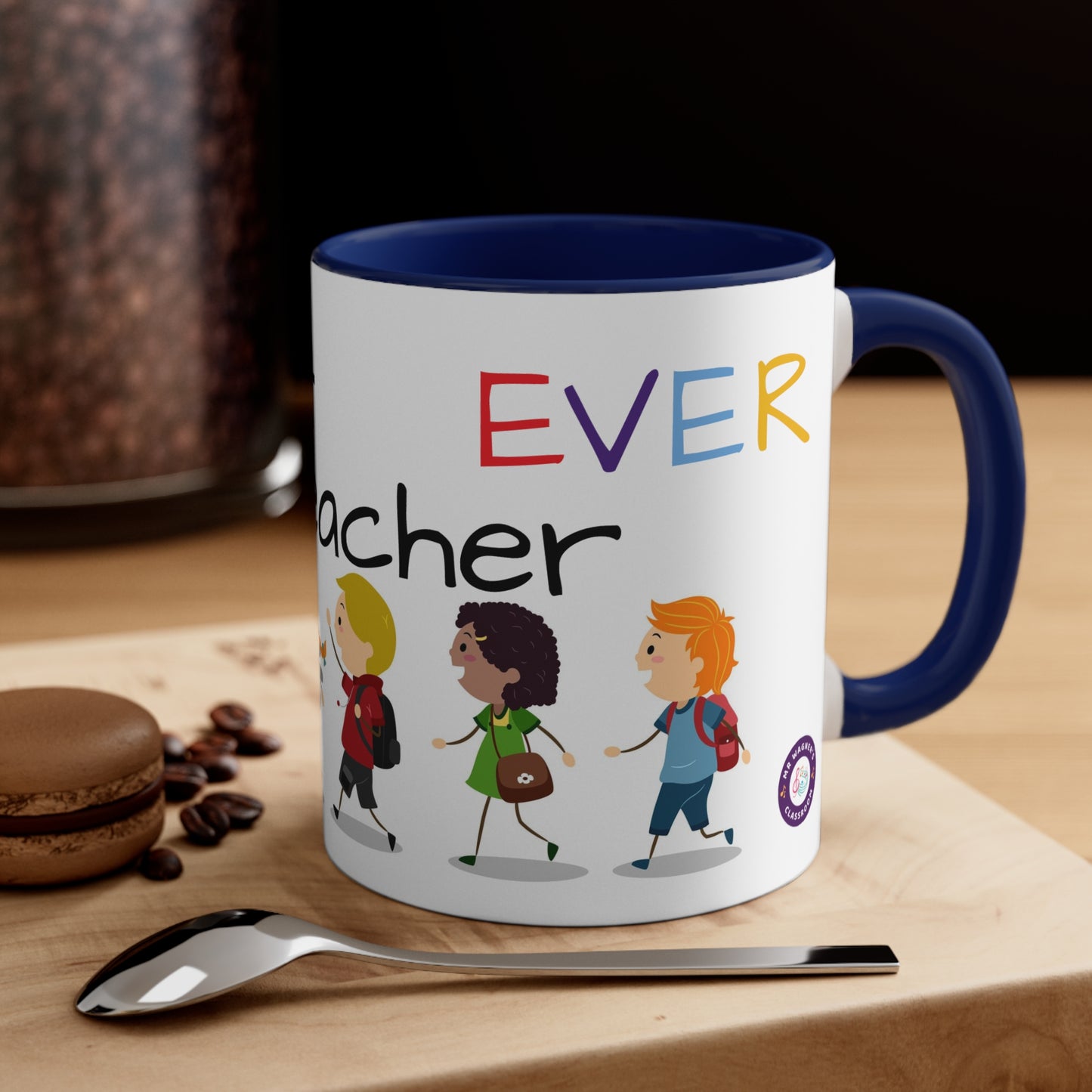 Best Teacher Ever Accent Coffee Mug, 11oz