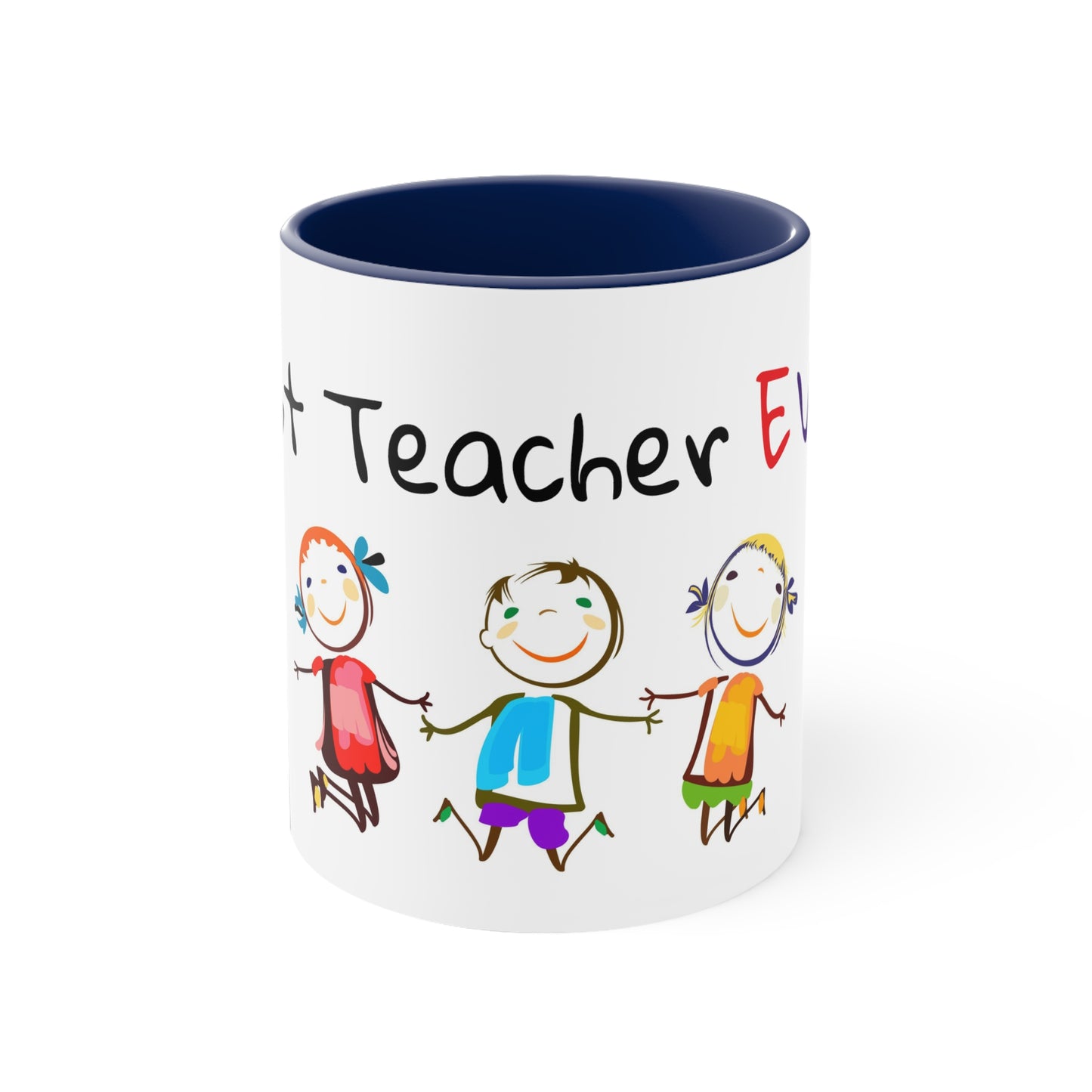 Best Teacher Ever Accent Coffee Mug, 11oz