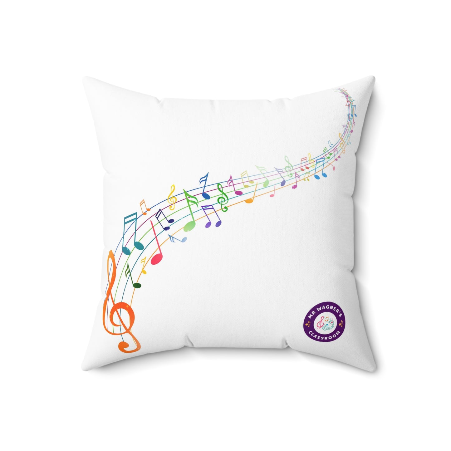 Best Music Teacher EVER Square Pillow