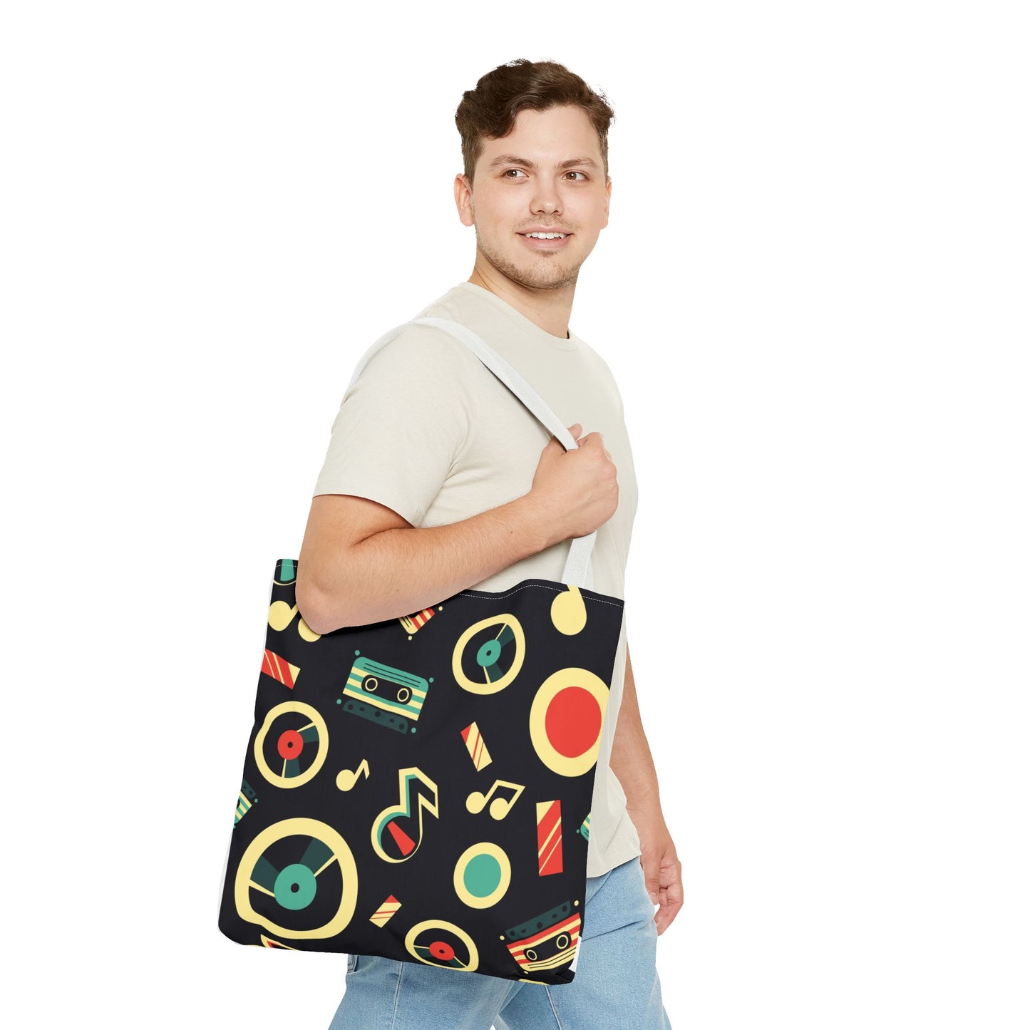 Retro Music Tote